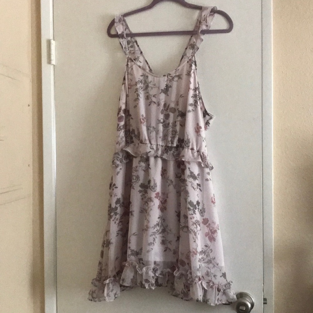 Leith sleeveless dress with ruffles size xxl